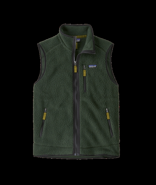 Patagonia Mens Retro Pile Vest - Old Growth Green